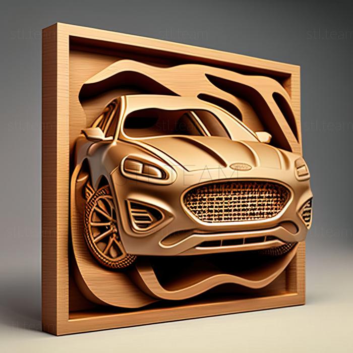 3D модель Форд Пума (STL)